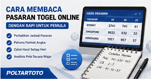 Istilah Togel Online yang Sering Dipakai Pemula: Kamus Ringkas POLTARTOTO